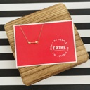  My Tribe Arrow Friend Gift Necklace On Stationery Card