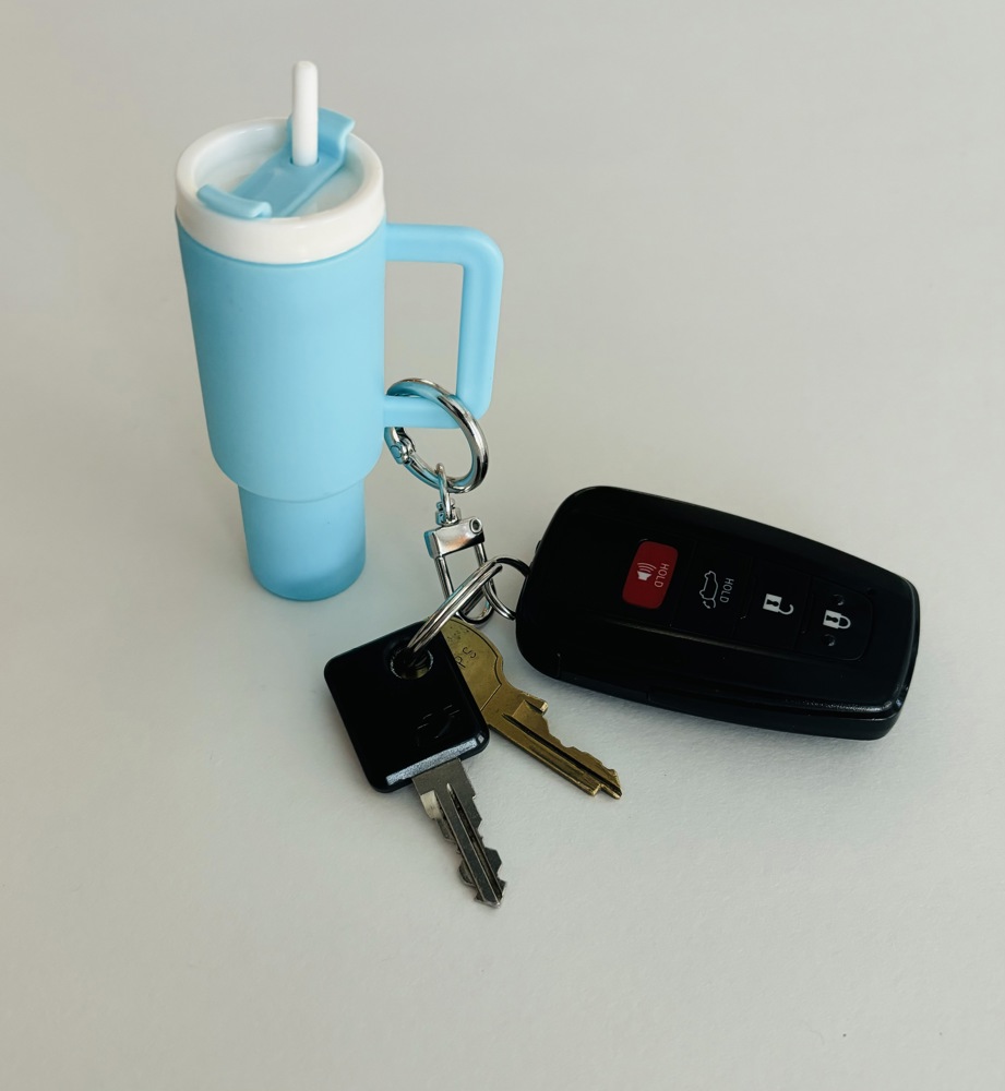 Mini Tumbler Keychain Stocking Stuffer & Chapstick Holder