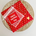  Happy Valentine's Day Bracelet, Card and Gift Bag