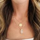  Gold Layered Pendant Necklace