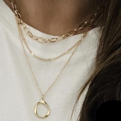 The Emily Multi-Layered Chain Stunning Link Necklace