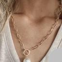  The Kylee Pearl Link Chain Necklace