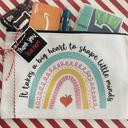  Teacher Appreciation Pouch, Ready to Gift, Pouch, Tag & Ribbon Included