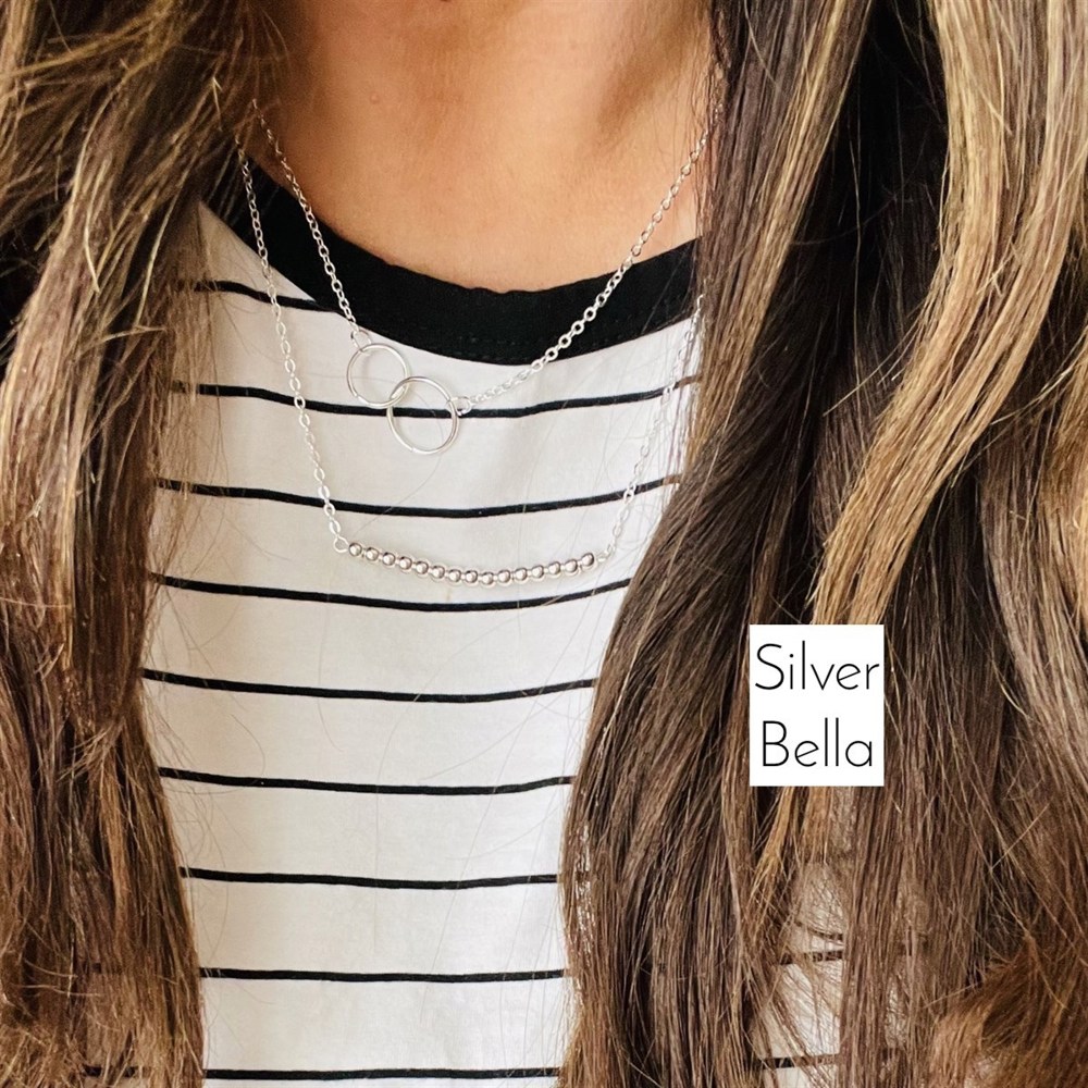 The Bella Double Layered Chain Necklace