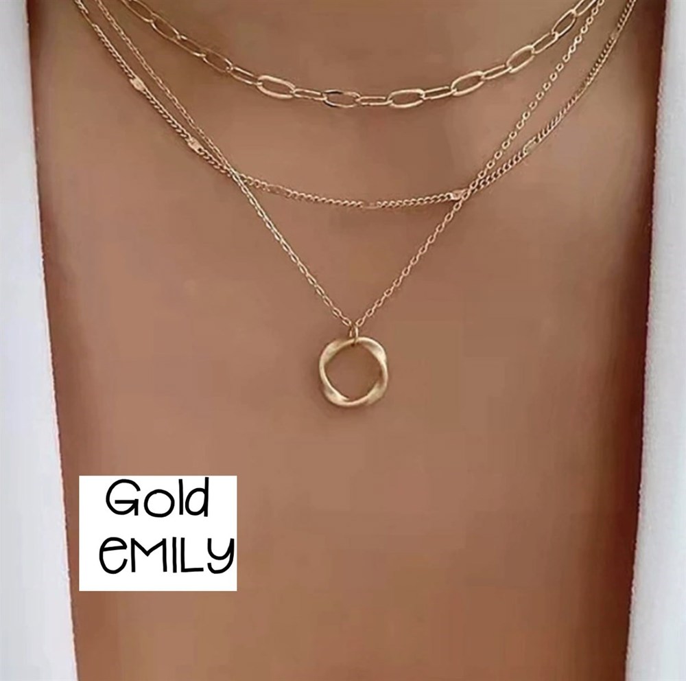 The Emily Multi-Layered Chain Stunning Link Necklace