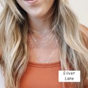 Silver Stunning Multi Layer Chain Necklace