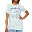 Athletic Heather Seas the Day Summer Beach Design Short Sleeved T-Shirt