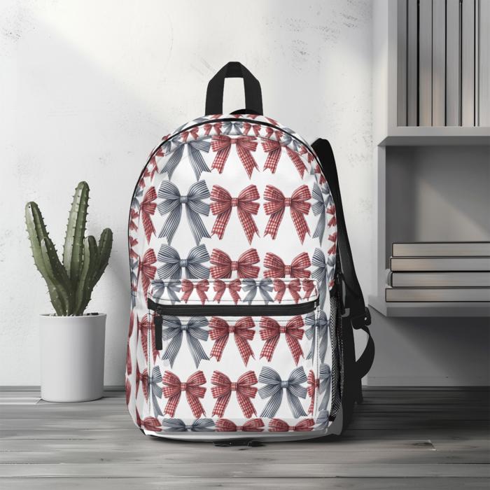 Patriotic Bows Backpack