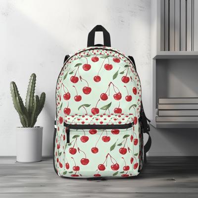 Cherry School Bag Travel Backpack Everyday Tote