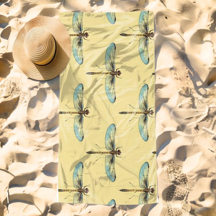 Dragonfly Beach Towel
