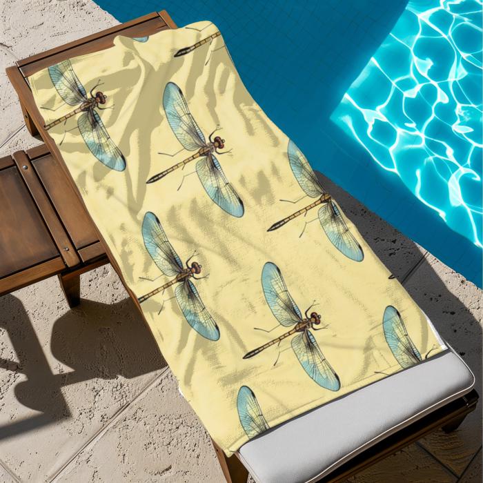Dragonfly Beach Towel