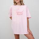  Sweetheart...Well Usually Comfort Colors Funny T-shirt, Bows and Snarky Sweet Sentiment Gift for Teachers Nurses Teens Adults