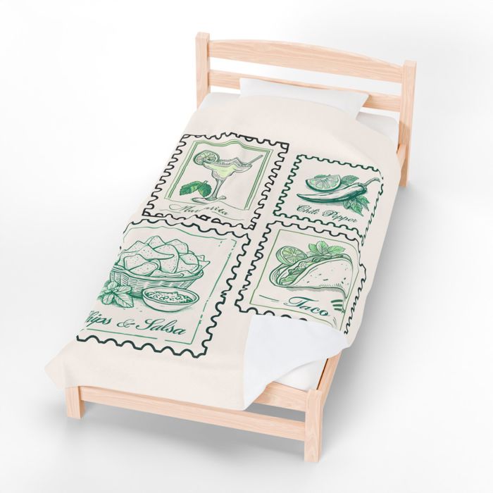 Taco Lovers Minky Blanket