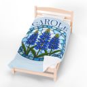  Stained Glass Look Bluebonnet Blanket