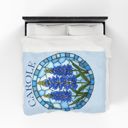  Stained Glass Look Bluebonnet Blanket