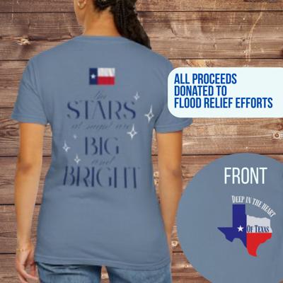 Texas Flood Relief T-Shirt, All money from this shirt donated to flood relief