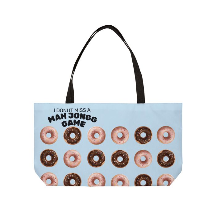 Donut Themed Funny Mah Jongg Gear Bag