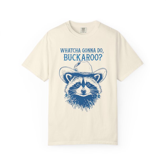 Western Raccoon Comfort Colors T-shirt