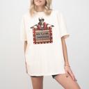 Ivory Summerween Skeleton Marquee Comfort Colors T-Shirt, Funny Halloween-in-July Shirt Gift