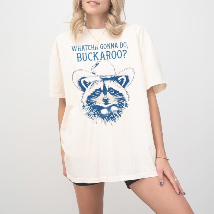 Western Raccoon Comfort Colors T-shirt