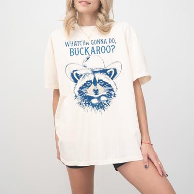 Western Raccoon Comfort Colors T-shirt