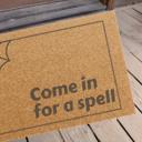  Halloween Themed Doormat, Outdoor Welcome Mat Come in for a Spell Design