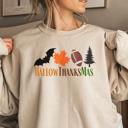  Fall Holidays Embroidered All-in-One  Crewneck Sweatshirt