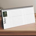  Personalized Owl Design Desktop Reading Log, Monthly Fill-In Books Tracker