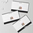  Personalized Desktop Floral Reading Log, Monthly Fill-In Books Tracker