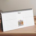  Personalized Desktop Floral Reading Log, Monthly Fill-In Books Tracker