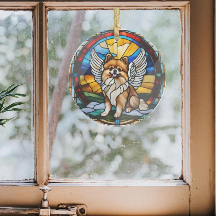 Custom Breed Pet Memorial Suncatcher, Stained Glass Style Acrylic Pet Loss Gift, Pet Grave Marker