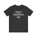 Dark Gray Heather Dedicated and Undercaffeinated Funny Nurse Tshirt