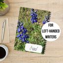  Bluebonnet Journal for Lefties Spiral Notebook