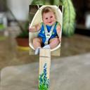  Bluebonnet Note Clip/Recipe Card/Photo Holder, Hand Painted 