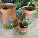  Bee Watering Stations 3 Sizes, Hand Painted Pollinators Water Fountains
