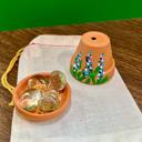  Bee Watering Stations 3 Sizes, Hand Painted Pollinators Water Fountains