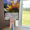  Bluebonnet Note Clip/Recipe Card/Photo Holder, Hand Painted 