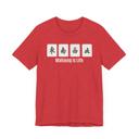 Red Mah Jongg Players 4-Tile Tshirt
