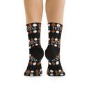  Longhorns Merry Texmas Socks, Super Soft UT Socks, Longhorn Fan Gift, Burnt Orange and White Socks