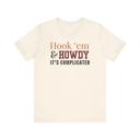Natural  Hook 'Em and Howdy Funny Texas Rivalry T-Shirt