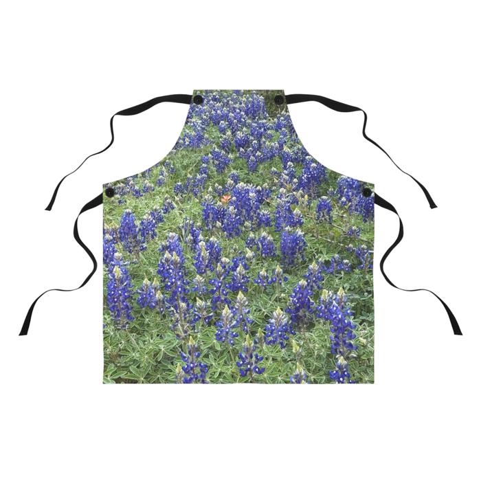 Texas Bluebonnets Apron for Foodies and Grill masters