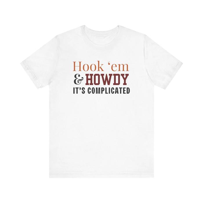 Hook 'Em and Howdy Funny Texas Rivalry T-Shirt