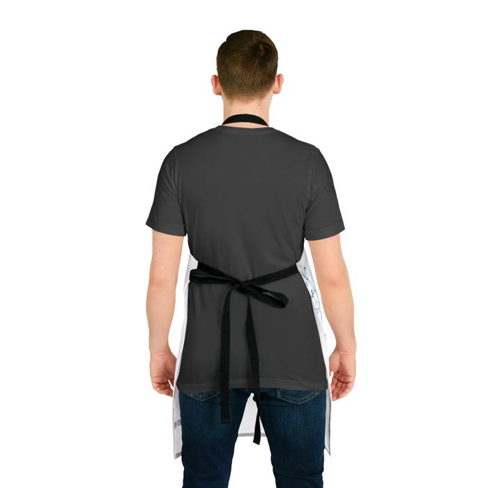 Jumping Fish Apron, Coastal Cooking Gift for Men