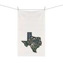  Texas Wildflowers Kitchen Towel, Bluebonnet Home Decor