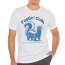  Cute Skunk Short Sleeve Tee