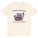  Raccoon House Divided Funny College Rivalry T-Shirt, Longhorns vs Aggies