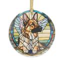  Pet Memorial Suncatcher Stained Glass Style Acrylic Ornament, Choose Your Breed