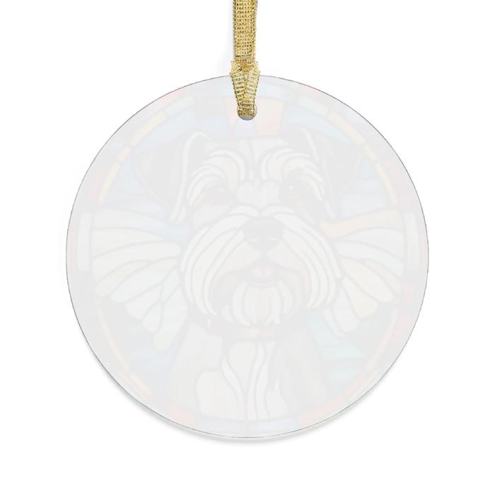 Pet Memorial Suncatcher Stained Glass Style Acrylic Ornament, Choose Your Breed