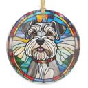  Pet Memorial Suncatcher Stained Glass Style Acrylic Ornament, Choose Your Breed