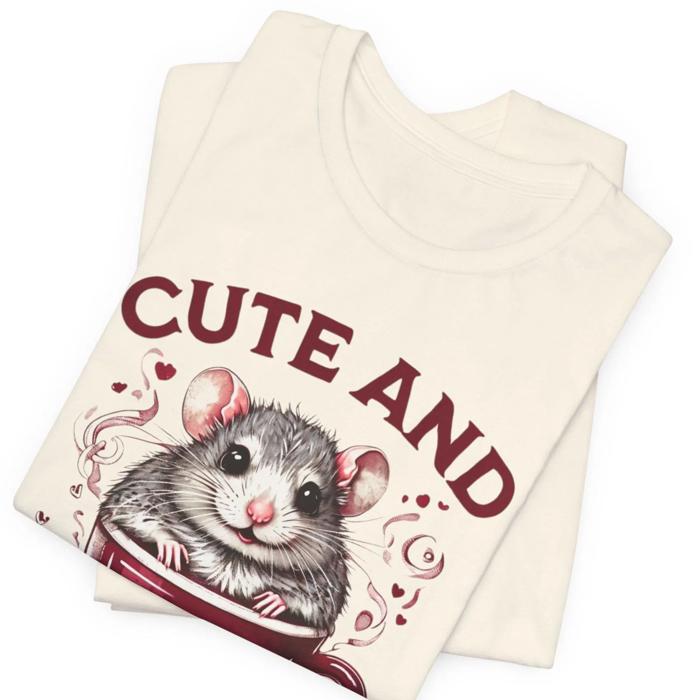 Cute & Caffeinated Rat T-Shirt